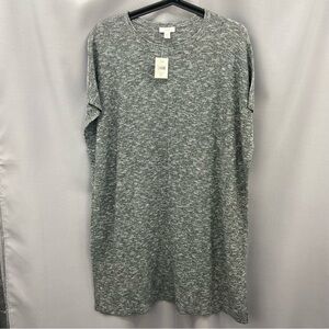 J.Jill / Pure Jill Pure Easy Knit Oversized Short Sleeve Tunic / Dress NWT